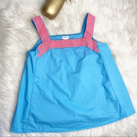 Crewcuts Girl’s Cropped Flare Tank Blouse Girls Sz 14 - Picture 2 of 7
